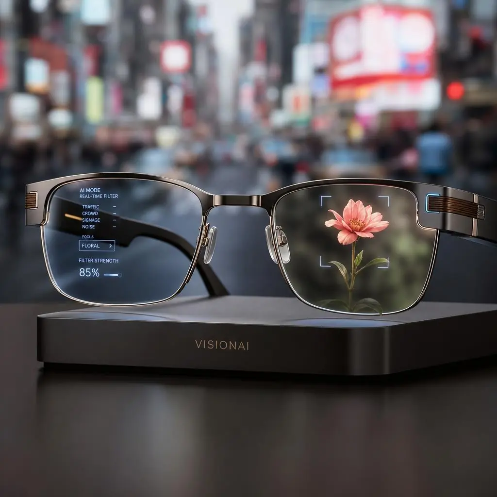 Aura Glasses - VisionAI Selective Filter Edition