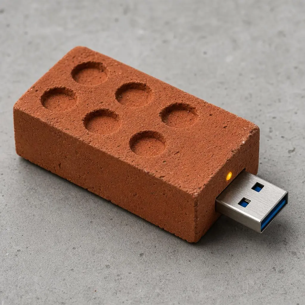BrickDrive 1TB - Anti-Theft Pendrive