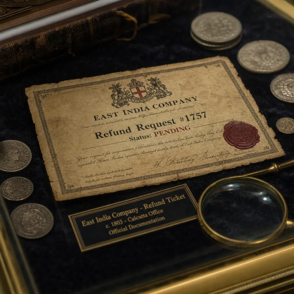 East India Company Refund (Status: Pending Since 1757)