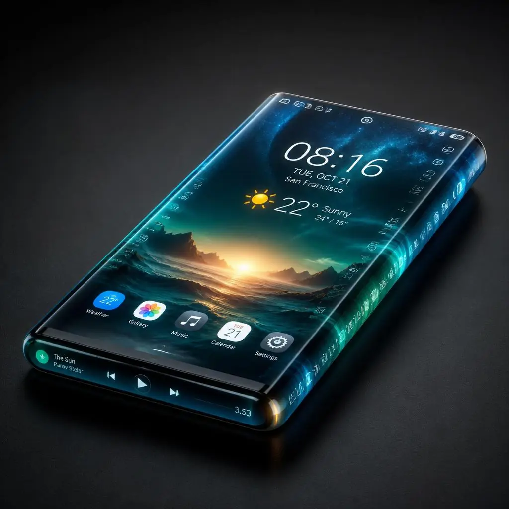 Halo 6X - The All-Sides Display Phone