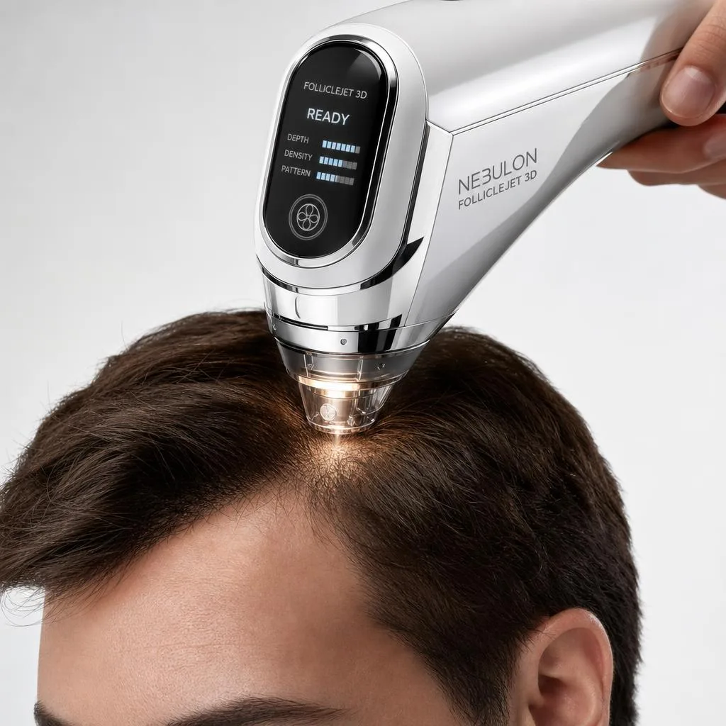 FollicleJet 3D - Print Hair Onto Your Head