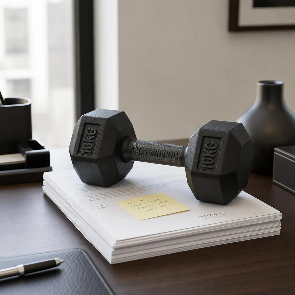 Ironhold Paperweight - 10kg Desk Dumbbell