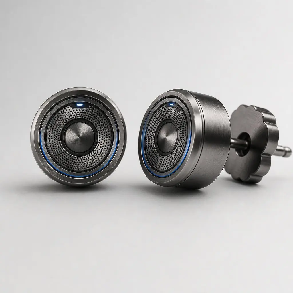 Sonic Studs - Wearable Speaker Earrings